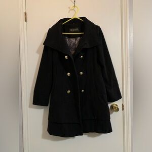 Black pea coat